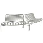 Bancs d’extérieur, Banquette Palissade Park, ext./ext., lot de 2, sky grey, Gris