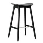 Bar stools & chairs, Icha bar stool, 65 cm, black stained oak, Black