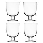 Bicchieri da acqua, Bicchiere Lempi, trasparente, 4 pz, Trasparente