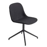 Office chairs, Fiber side chair, Remix 183 - black, Black