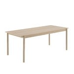 Dining tables, Linear Wood table 200 x 90 cm, oak, Natural