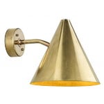 Wall lamps, Tratten wall lamp, outdoor, brass, Gold