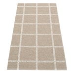 Plastic rugs, Ada rug 70 x 150 cm, dark linen - stone metallic, Beige