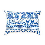 Cuscino Yö metsässä, piccolo, bianco - blu Cuscino Yö metsässä, piccolo, bianco - blu