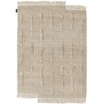 Wool rugs, Laine rug knotted, off white, Beige