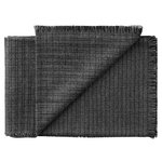 Blankets, Cumulus throw, black - white, Black