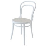 Sedia Chair 14, rattan - bianco