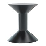 Side & end tables, Shape low table H, matt black, Black
