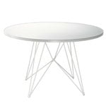 XZ3 table, 120 cm, white