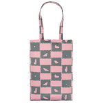 I X MP tote bag, pink - grey