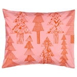 Marimekko Kuusikossa pillowcase, pink - red
