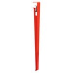 Table and desk leg 75 cm, 1 piece, terracotta red