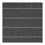 Paper yarn rugs, Line rug, graphite - stone, Gray