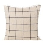 Decorative cushions, Calm cushion, 50 x 50 cm, camel - black, Beige