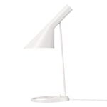 Lampade da scrivania, Lampada da tavolo AJ V3, bianca, Bianco