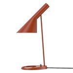 AJ table lamp V3, rusty red