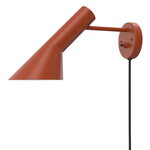 AJ wall lamp V3, rusty red