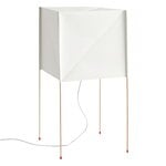 Golvlampor, Paper Cube floor lamp, white, Vit