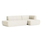 Quilton sofa, combination 21, right, off-white Olavi by HAY 01
