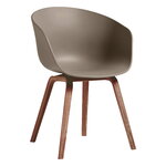 About A Chair AAC22, lacquered walnut - khaki