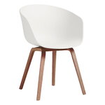 About A Chair AAC22 Eco, lacquered walnut - white
