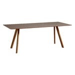 CPH30 table, 200 x 90 cm, lacquered walnut