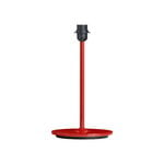 Table lamps, Common table lamp base, signal red steel, Red