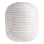Lampes de table, Abat-jour en papier de riz Common, oblong, blanc classique, Blanc