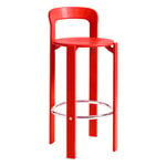 Dining chairs, Rey bar chair, 75 cm, scarlet red, Red