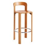 Dining chairs, Rey bar chair, 75 cm, golden, Brown