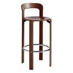 Ruokapöydän tuolit, Rey baarituoli, 75 cm, umber brown, Ruskea