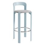 Sedia da bar Rey, 75 cm, slate blue - grigio chiaro Steelcut Tri