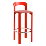 Tabourets et chaises de bar, Tabouret de bar Rey, 75 cm, rouge écarlate - Steelcut Trio 636, Rouge