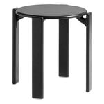 Tabourets, Tabouret Rey, deep black, Noir