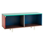 Librerie, Armadietto Colour Cabinet, basso, 120 cm, multicolore, Multicolore