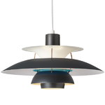 PH 5 Contemporary pendant, dark grey PH 5 Contemporary pendant, dark grey