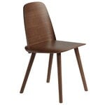 Dining chairs, Nerd chair, stained dark brown, Brown