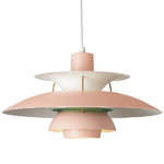 PH 5 Contemporary pendant, rose PH 5 Contemporary pendant, rose