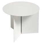 Tavoli da salotto, Tavolo Slit, 45 cm, bianco, Bianco