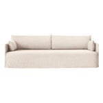 Audo Copenhagen Offset 3-seater sofa with loose cover, Logan Jasmine
