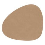 LIND DNA Curve tabletti, 37 x 44 cm, nougat Corduroy nahka