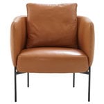 Bonnet Club lounge chair, aniline leather
