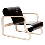 Armchairs & lounge chairs, Aalto Armchair 41 "Paimio", black, Black
