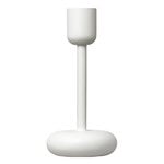 Kynttilänjalat, Nappula kynttilänjalka 183 mm, valkoinen, Valkoinen