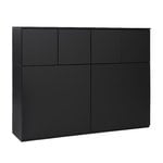 Sideboards & dressers, Fuuga cabinet, 100 x 128 cm, black, Black