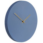 Kiekko Suede wall clock, Neptunus blue - gold Kiekko Suede wall clock, Neptunus blue - gold