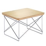 Eames LTR Occasional table, gold leaf  - chrome