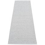 Plastic rugs, Svea rug, 70 x 240 cm, grey metallic, Gray