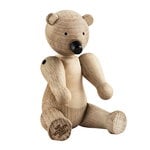 Figurines, Wooden bear, Natural