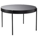 Verpan Series 430 dining table 120 cm, black laminate